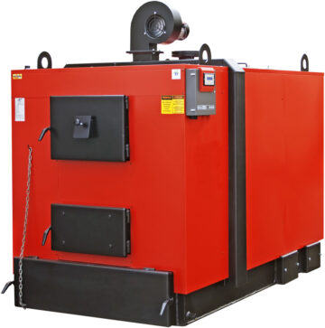 UKS-M Multi-fuel boiler with high power rear channel